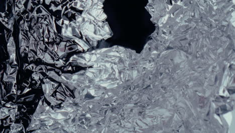crumpled aluminum foil texture