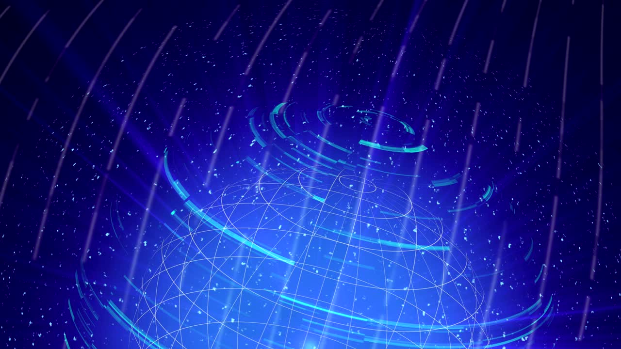 유리 세계 왜곡 디지털 배경 루프, 추상 3d 렌더링, 컴퓨터 생성 배경