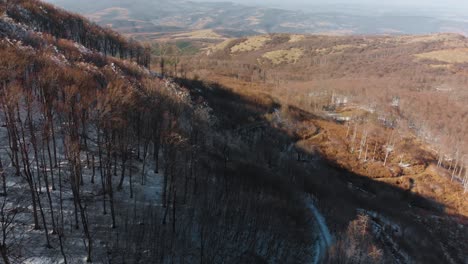 雪山公路2的空中拍攝