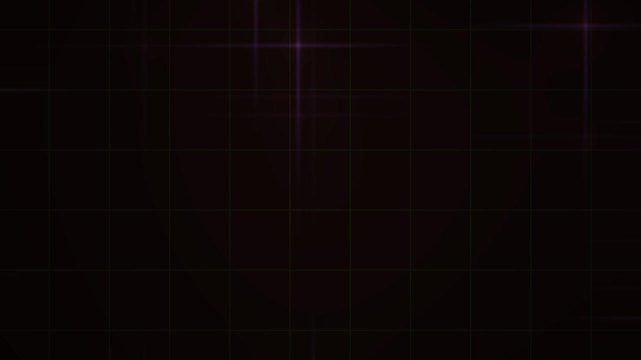 Abstract Purple Grid Background with Glowing Light Flares