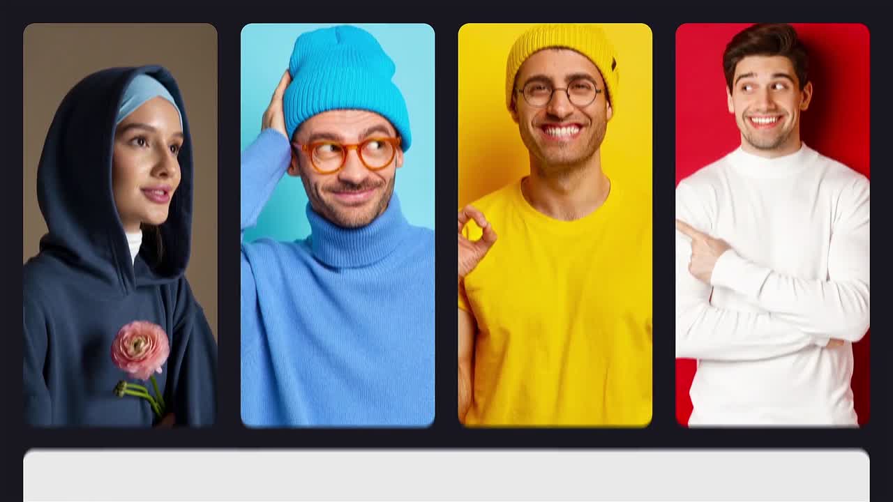 Perfect dynamic multiscreen split screen opener for modern storytelling