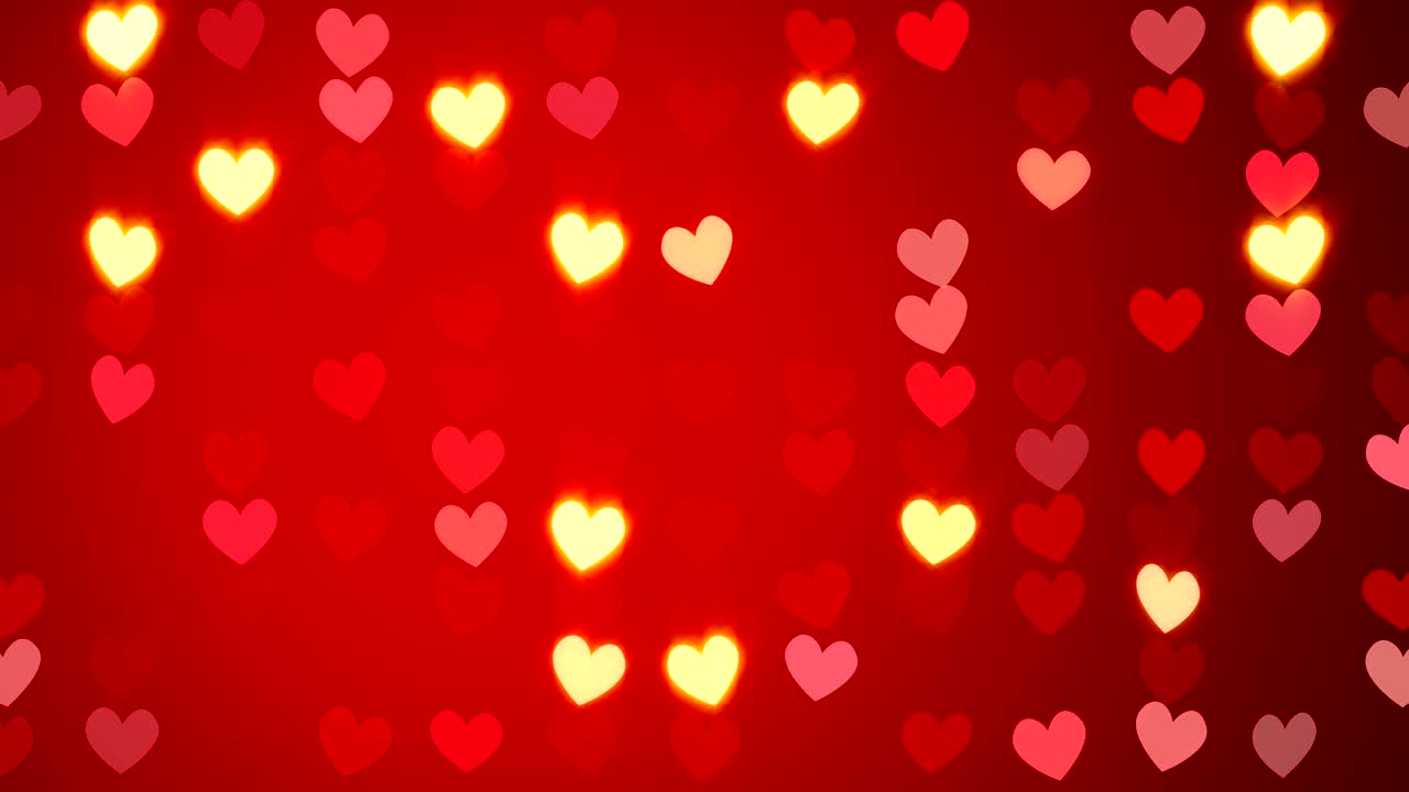 Cuori rossi. Sfondo per San Valentino
