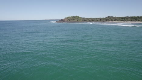 Tasman-Sea-With-Pod-Of-Bottlenose-Dolphins-Swimming-Under