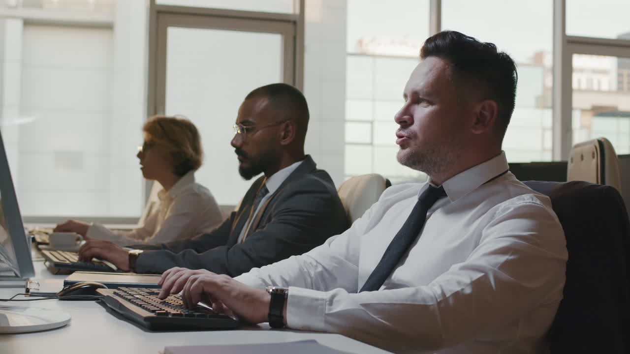 Financial Specialists Working In Office