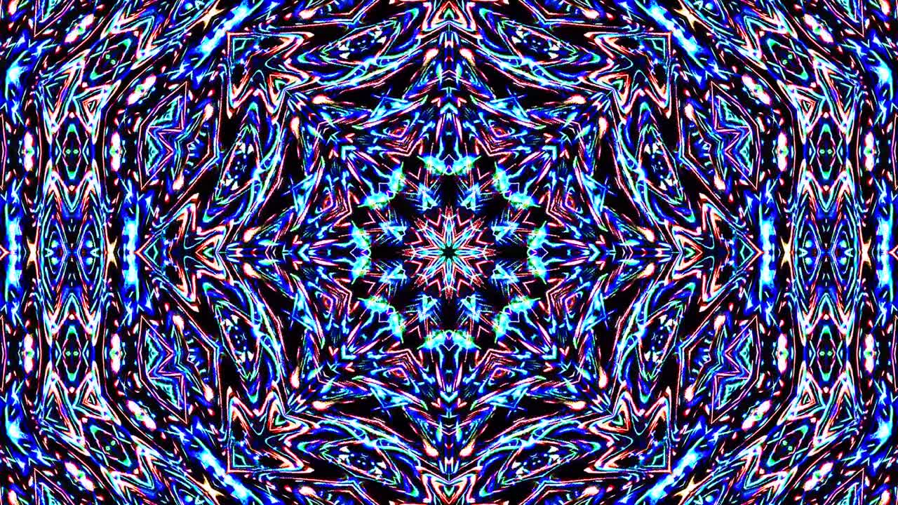 luz abstracta brillante que gobierna el color completo, caleidoscopio