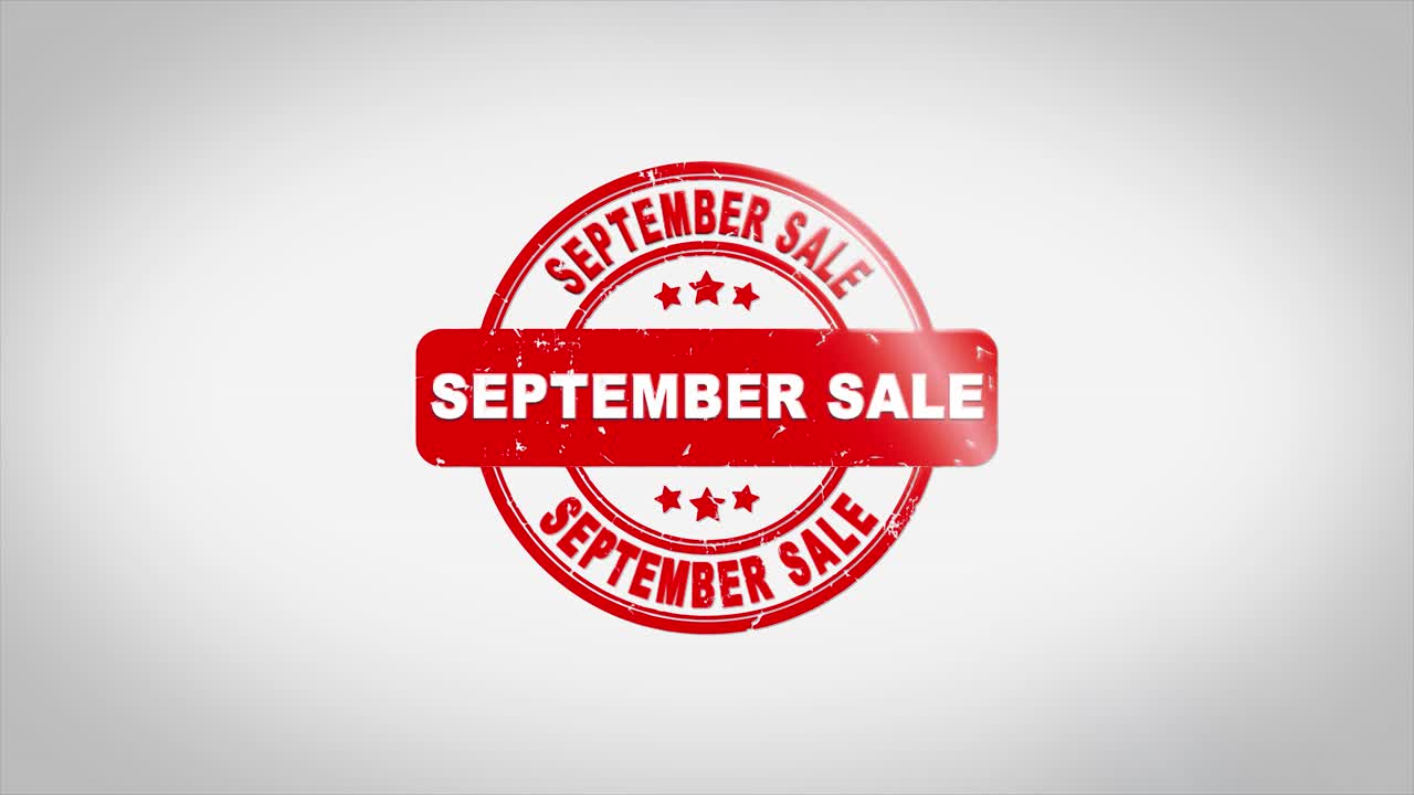 September Sale Stamp Graphic