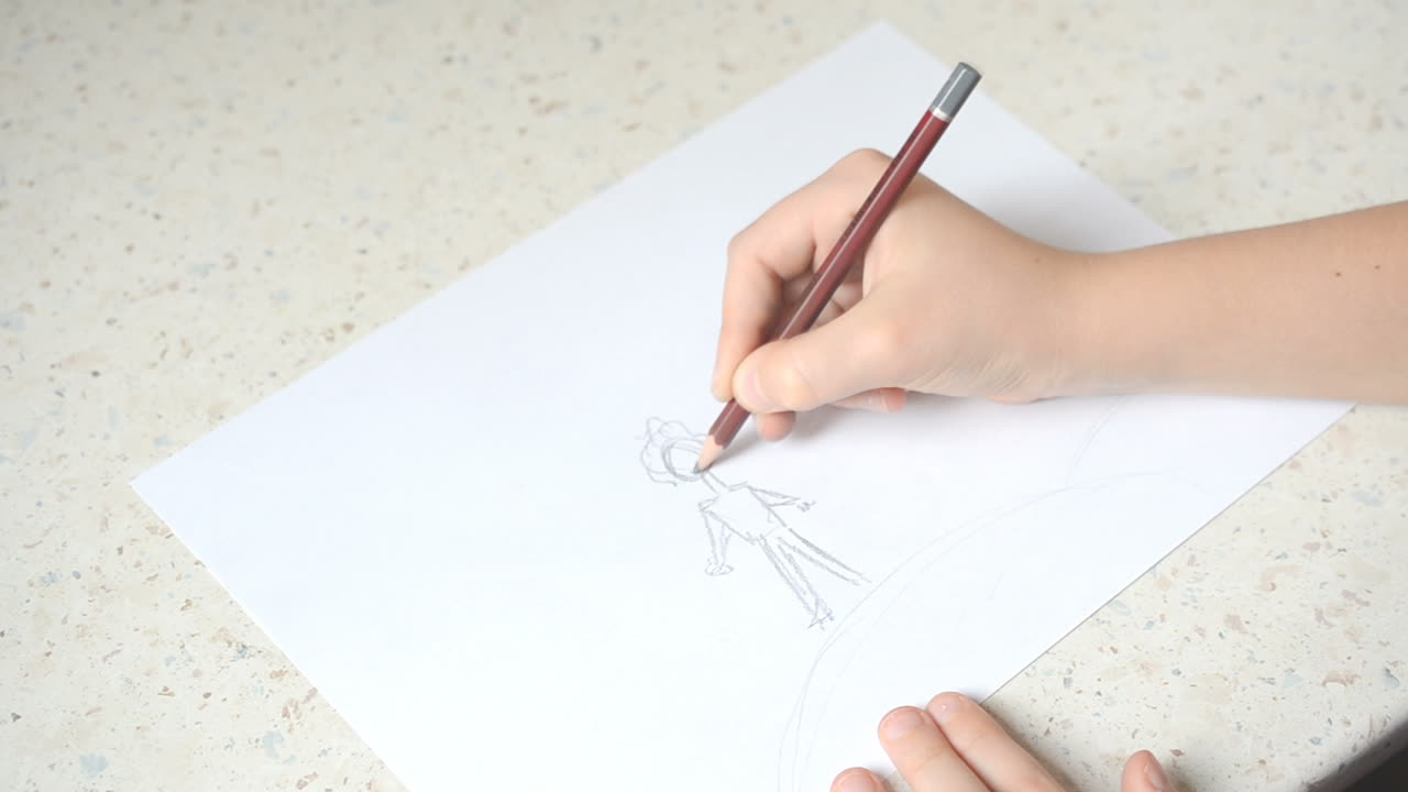 Drawing of family