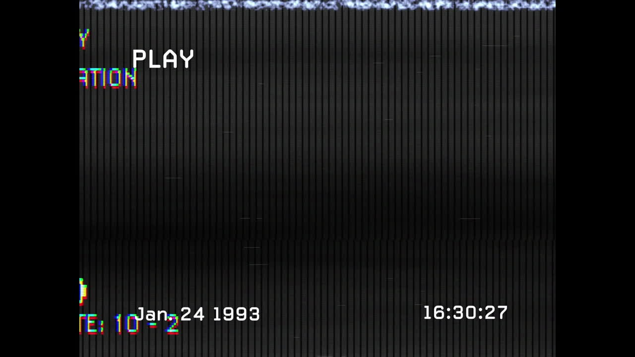 검은 바탕에 움직이는 간섭의 애니메이션