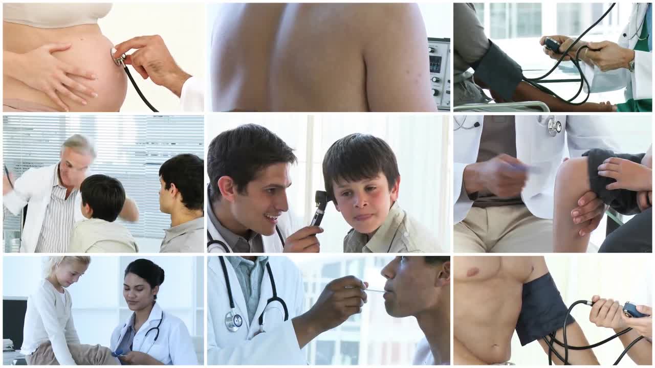 의사 환자 검사의 조립