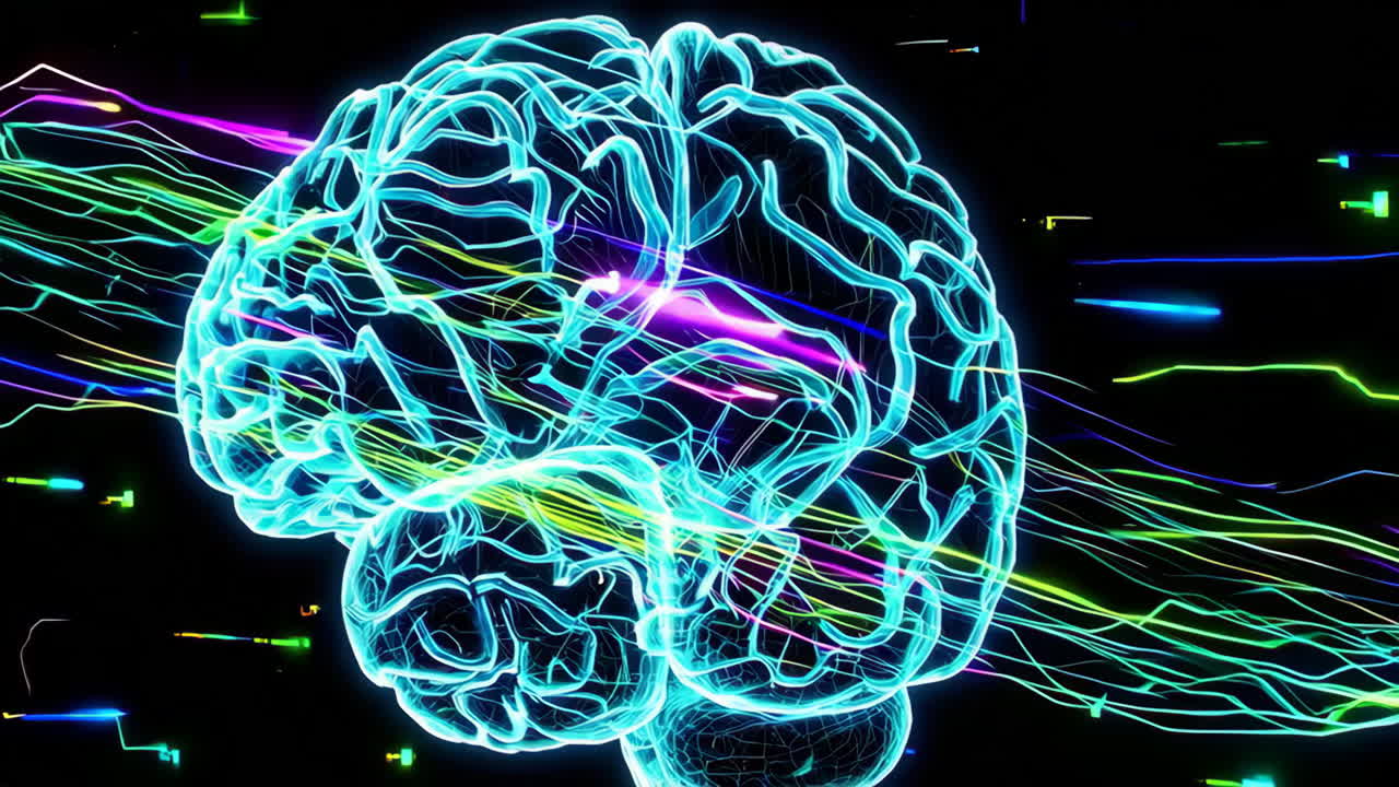 visualización digital del cerebro