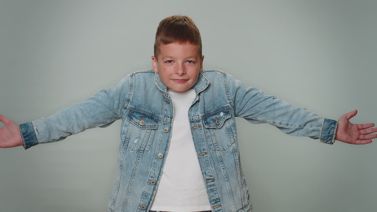 소년은 분노한 표정으로 손을 들어 왜 실패한 이유를 묻고 불신을 보여줍니다.