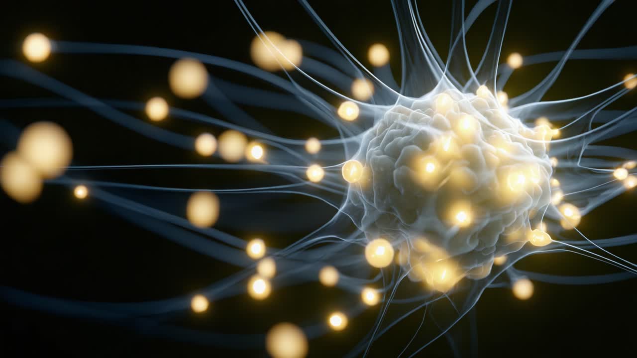 Exploring the Intricate World of Neurons: Visualizing the Complex Connections and Electrical Activity of Neural Cells in Action