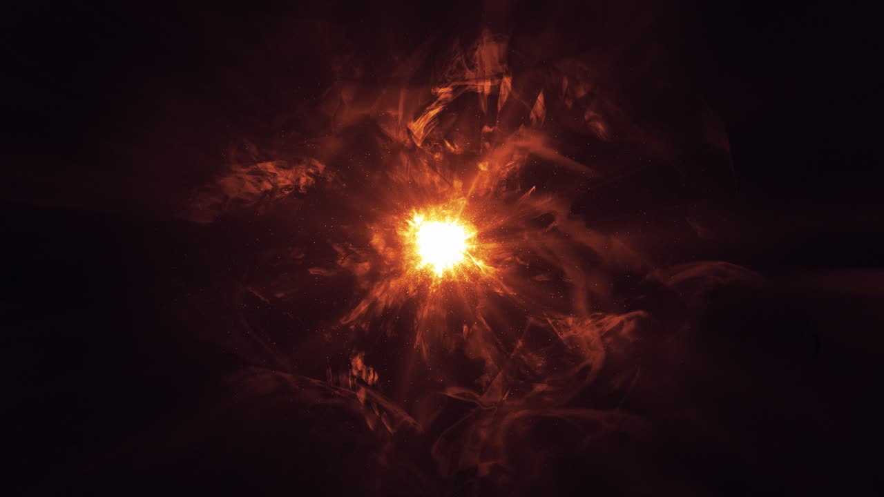 fuente cósmica de partículas y nebulosas emisoras de luz