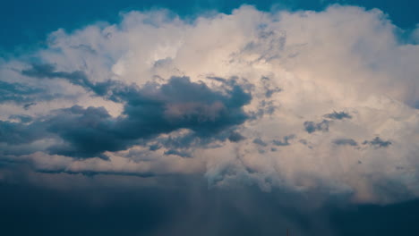 dramatic cloudy sky with light rays