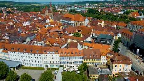 4k aerial drone video of the ansbach residence, st