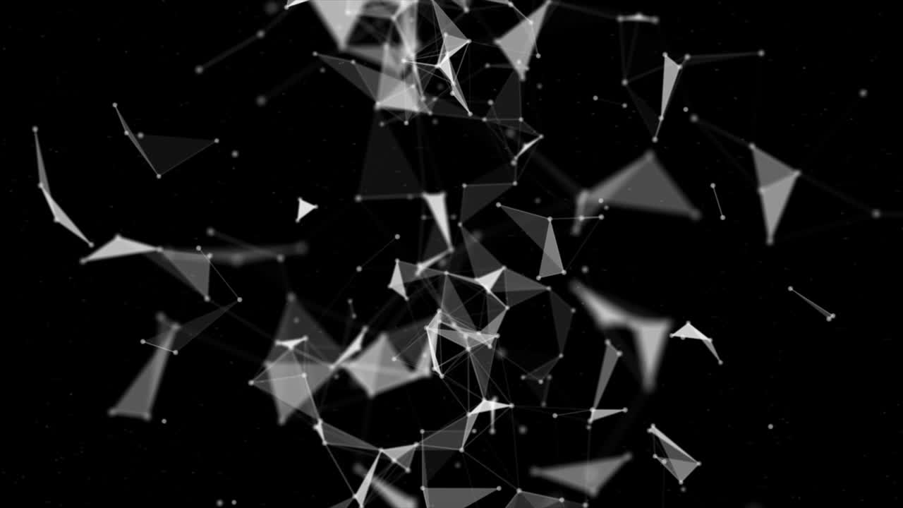 Plexus Background Loop with Green Screen for Keying