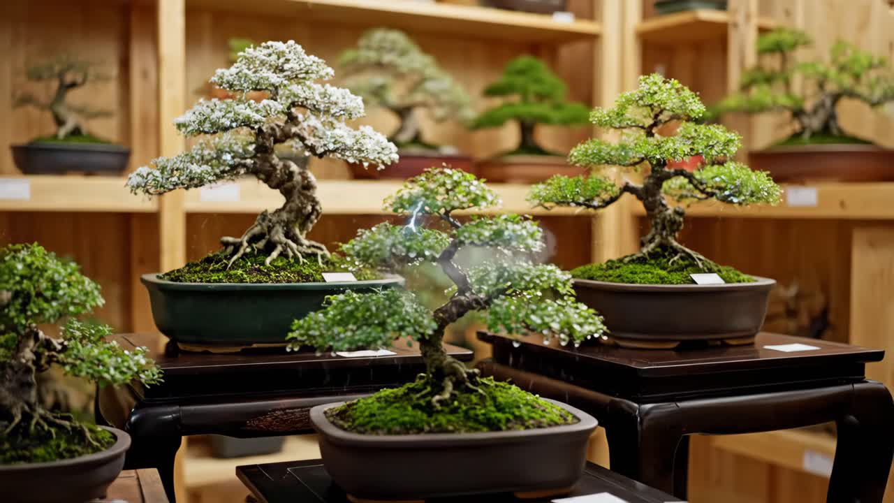Yıldırım Efektli Bonsai Ağaçları