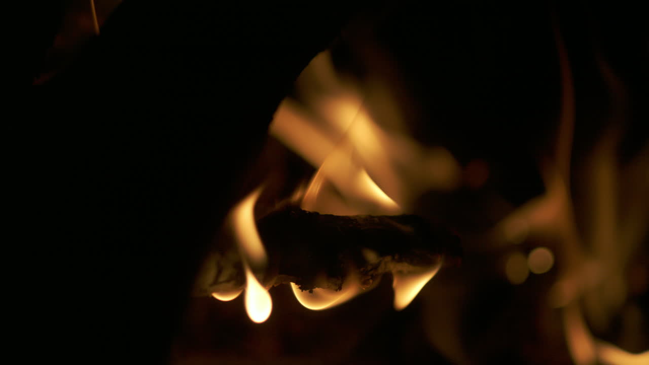 ближайший кадр огня