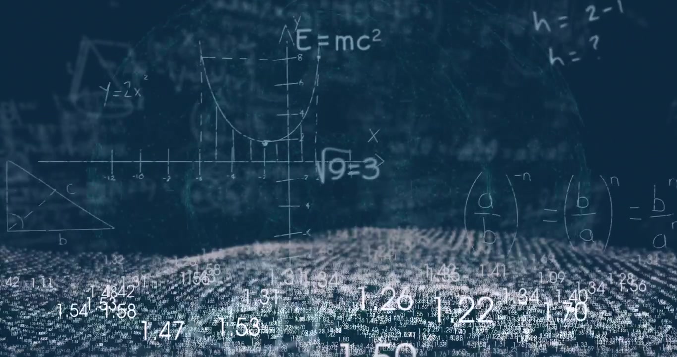 Video displays a digital concept linking global business and finance visually.