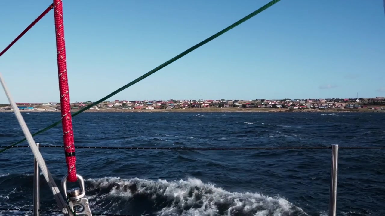 La région côtière des îles Malouines