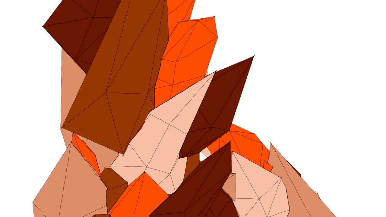 fondo blanco con una figura geométrica.