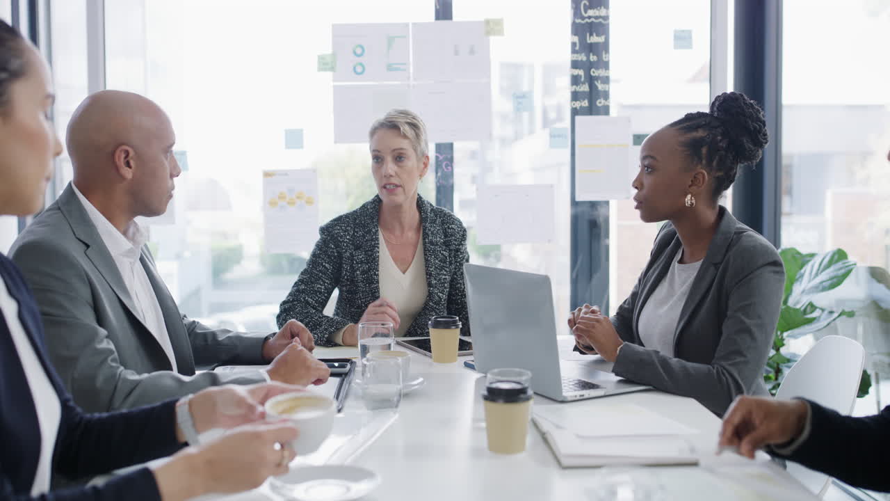 reunión de negocios en curso