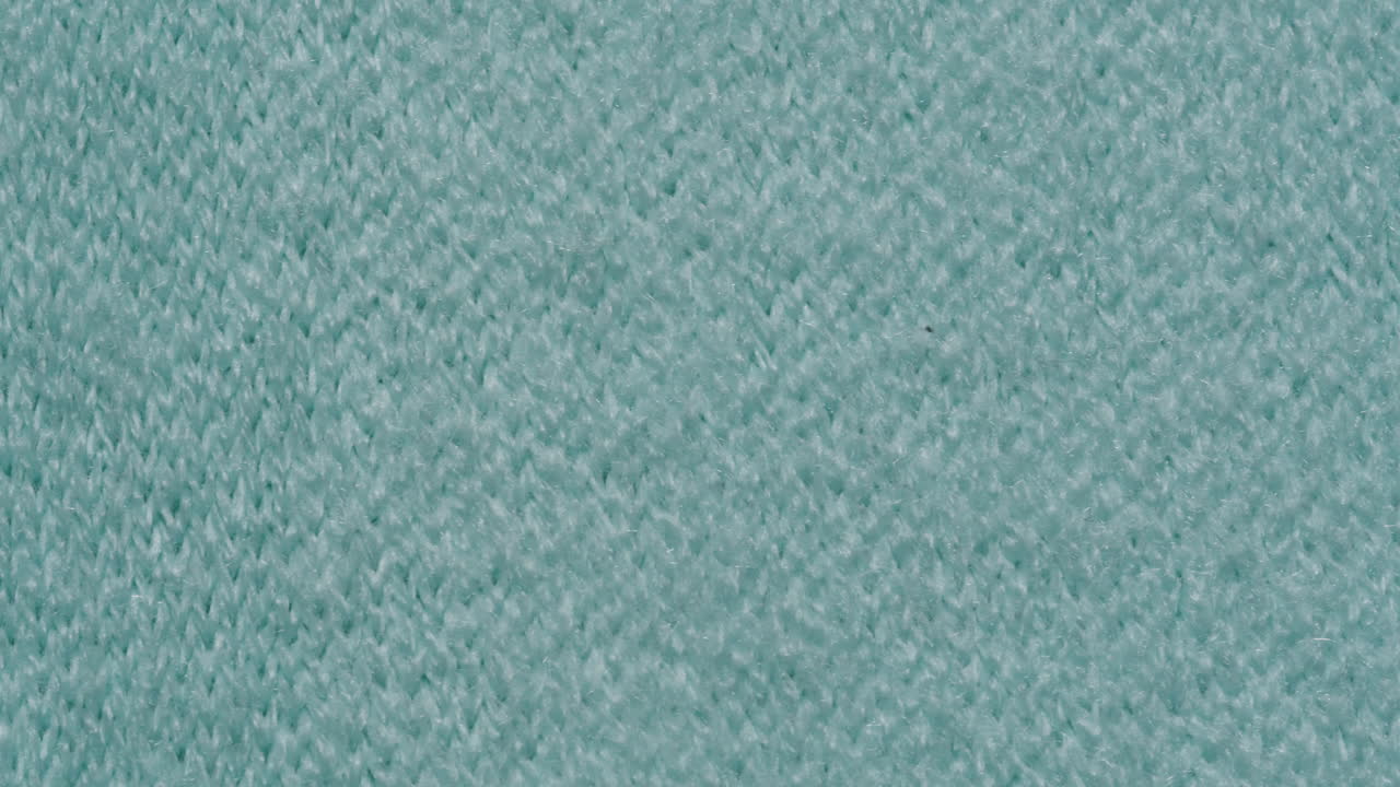 Teal Knitted Fabric Texture