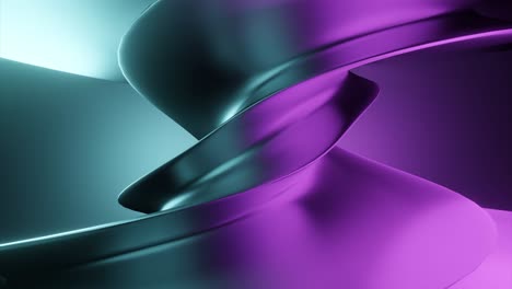 abstract 3d render with purple and blue gradient