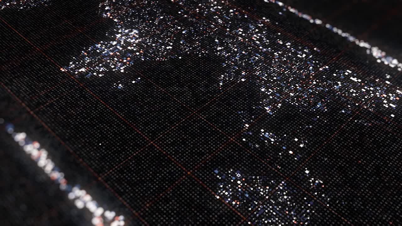 visualización de mapas mundiales digitales