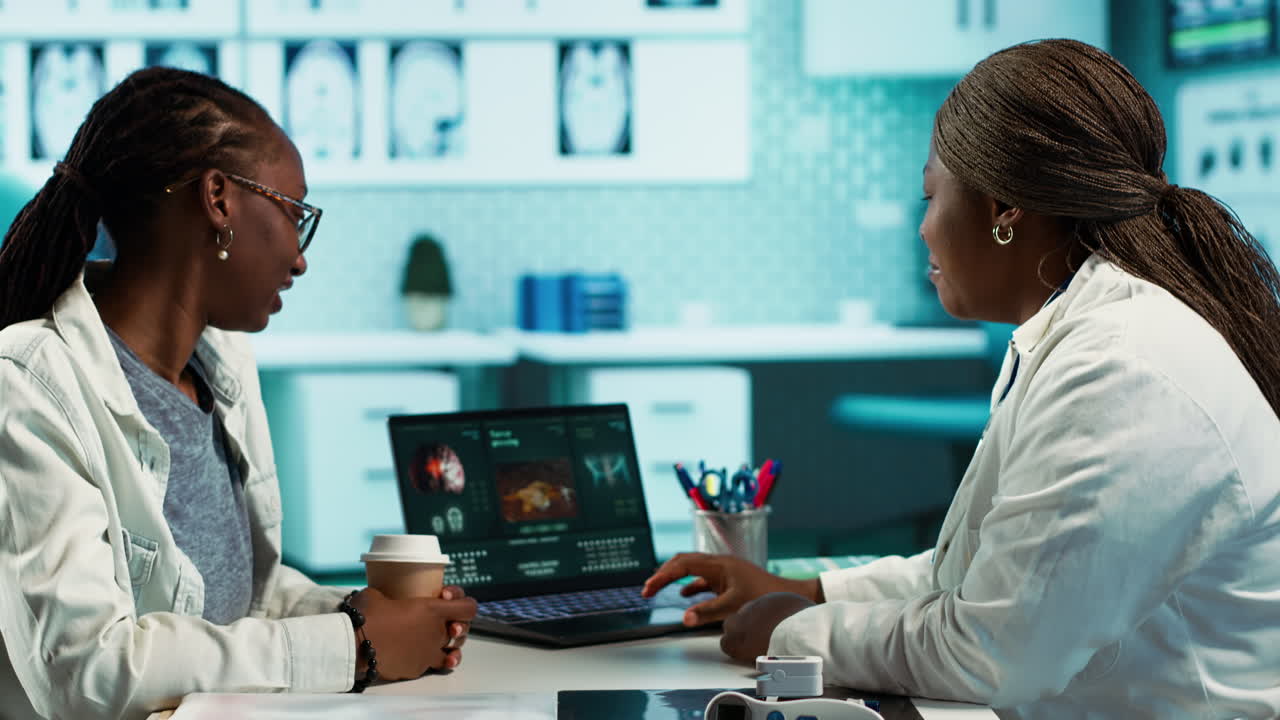 African american doctor and patient engaging in a medical consultation