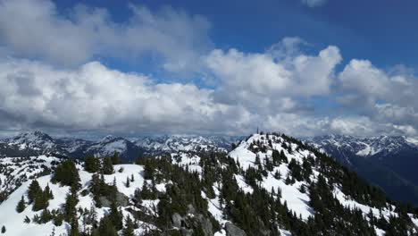 stunning mountain landscape with some snow