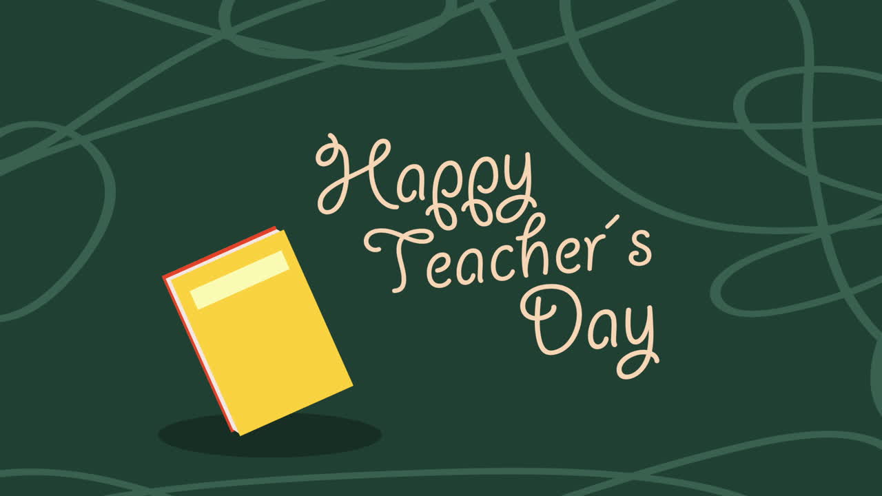 feliz dia dos professores letras com livros