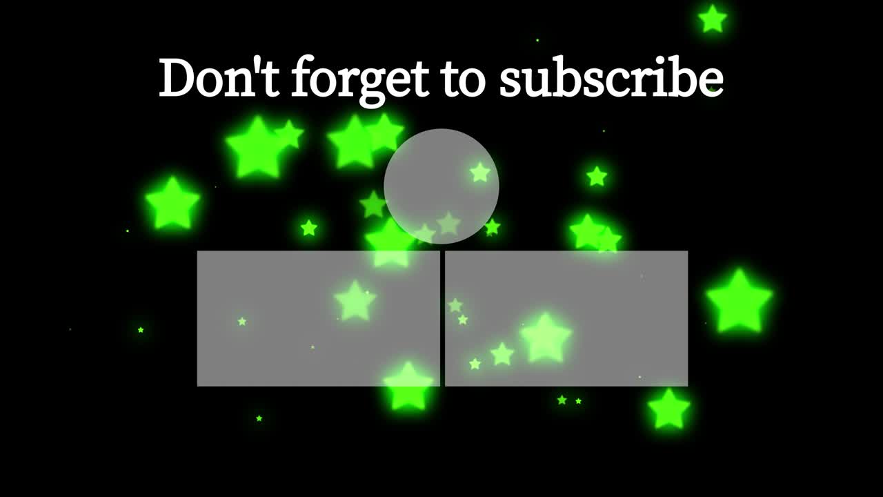 객체 조명 엔드 카드 엔딩 스크린 모션 그래픽