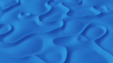 fondo minimalista abstracto con campo de onda de ruido azul. superficie desplazada detallada. plantilla de fondo moderna para documentos, informes y presentaciones. ciencia ficción futurista. animación de bucle 3d