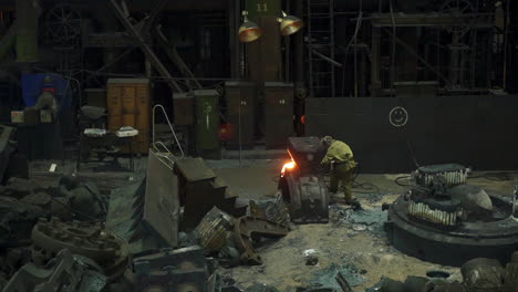 metalworking in a factory