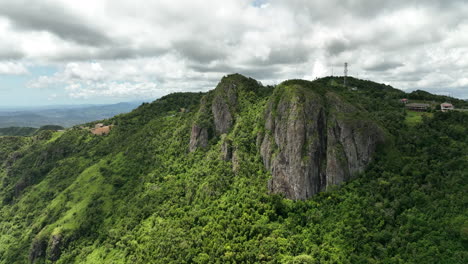 mountain at cayey puerto rico on a sunny