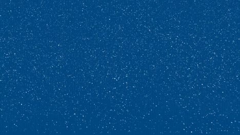 Animation-of-falling-snow-on-dark-blue-background