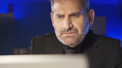 stressed and worried businessman.