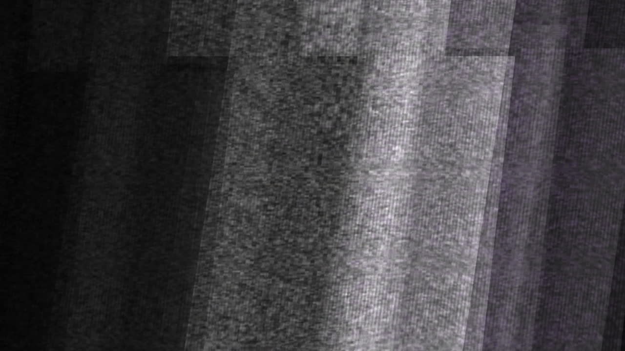 TV Static Glitch Effect with Color Bars