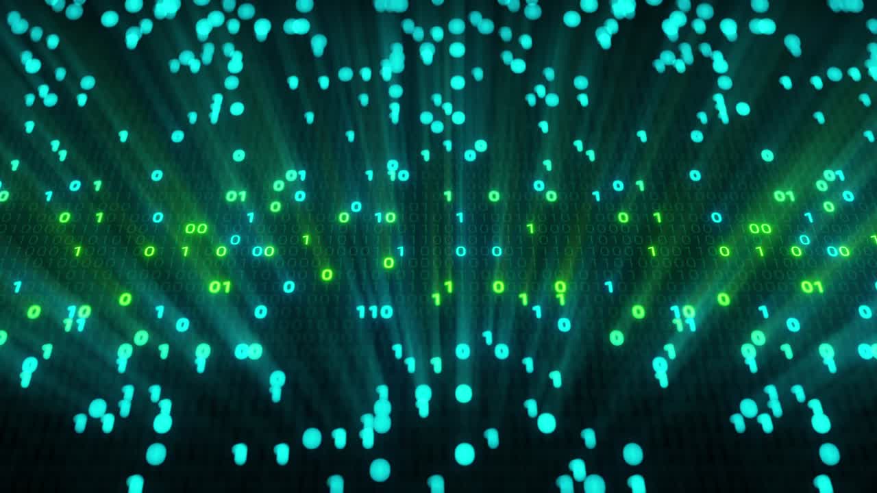 Futuristic data stream, Digital flow. Dynamic pattern with power rays and light.Data transferring. Information concept. Technology background.