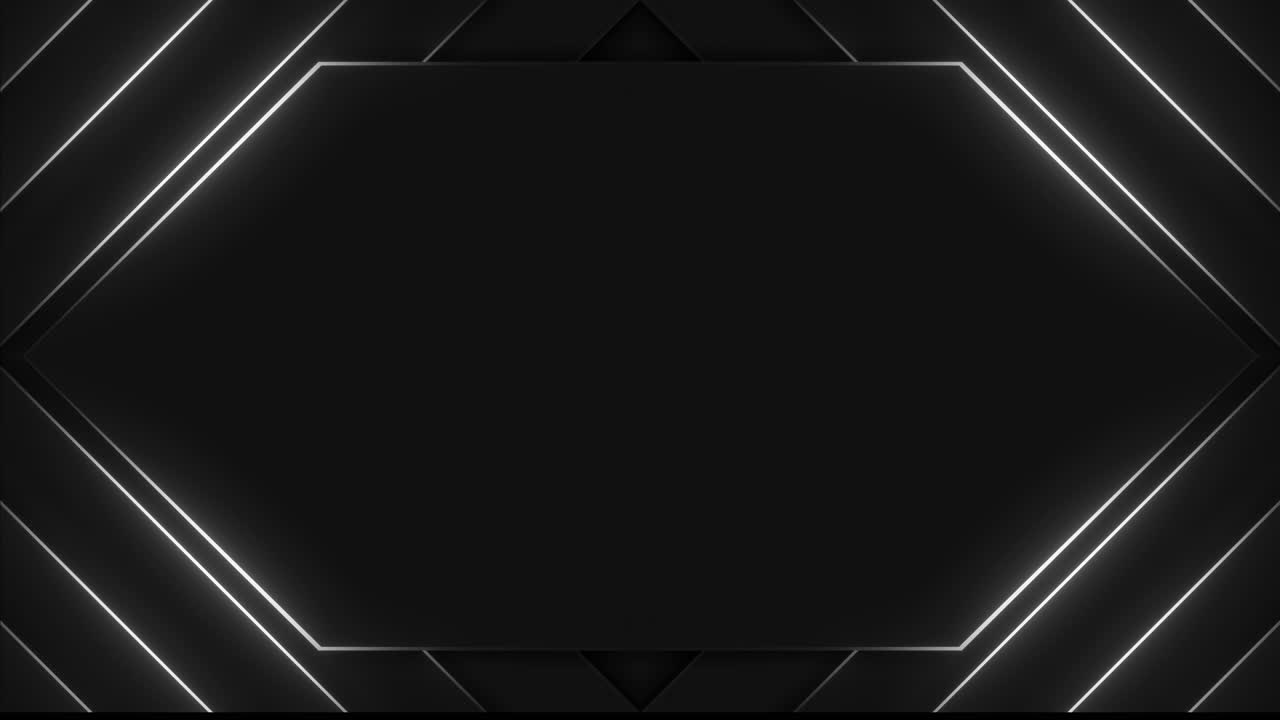 Abstract Hexagon Frame Background