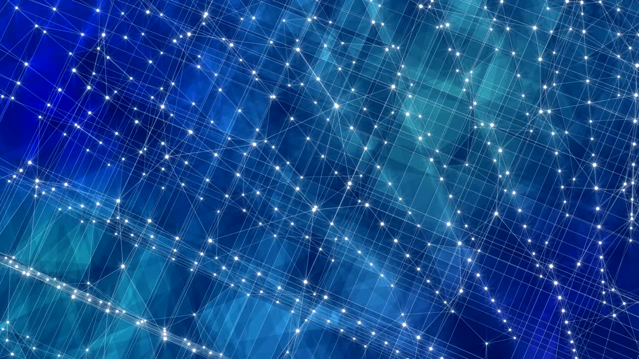 모션 루프 배경 추상적인 동적 플렉서스 미래 기술 3d 렌더링