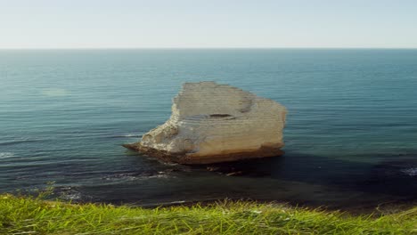 sea stack off the french coast