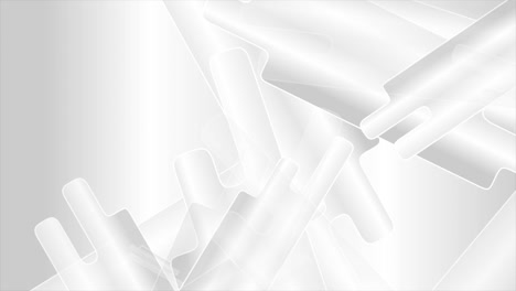 grey white glossy geometric abstract motion background