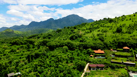 Urlaubsziel-Auf-Einem-Grünen,-üppigen-Tal-Im-West-bali-nationalpark-In-Indonesien