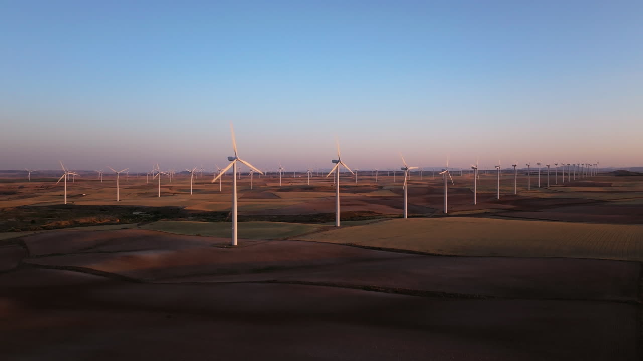 Wind Farm at Sunrise/Sunset