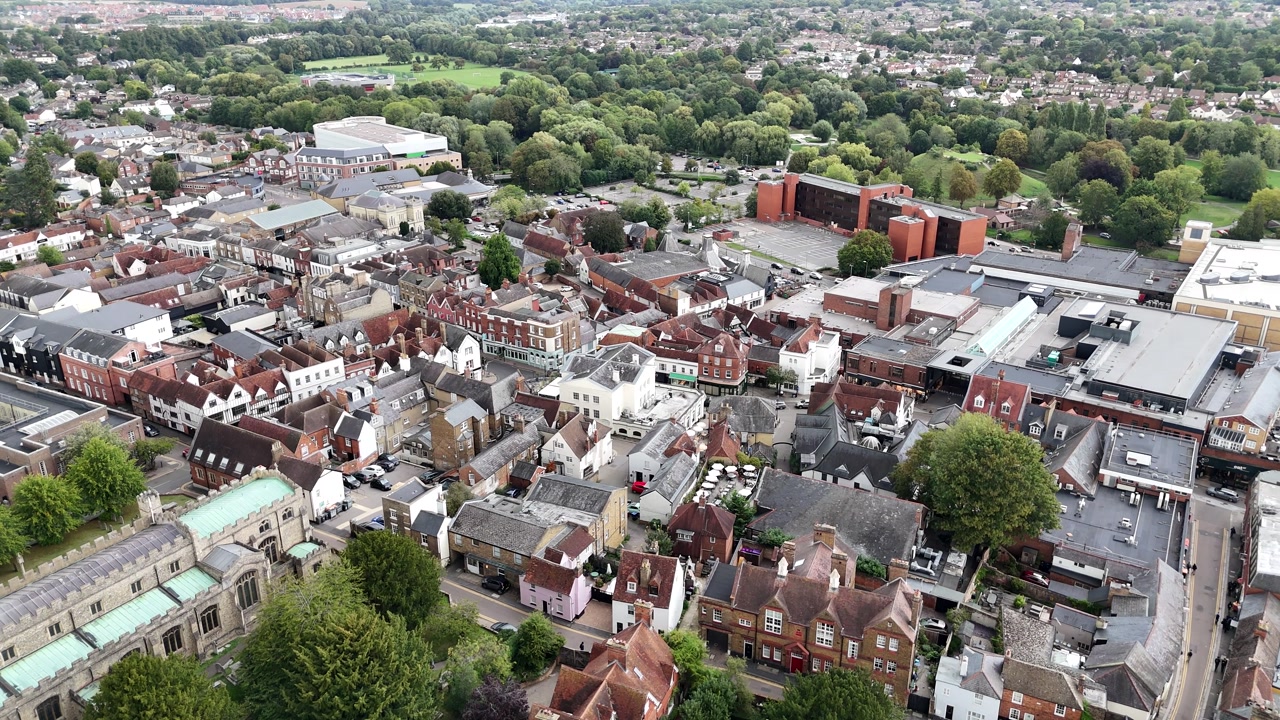 Town Centre Bishop’s Stortford Market Town, Hertfordshire UK