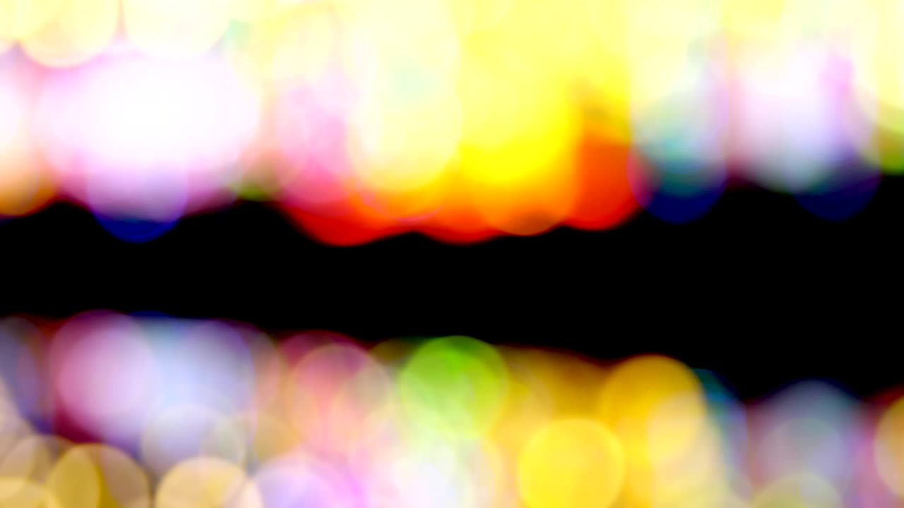 hermoso fondo de iluminación multicolor. primer plano, borroso, enfoque suave. luces bokeh abstractas desenfocadas, fondo iluminado multicolor