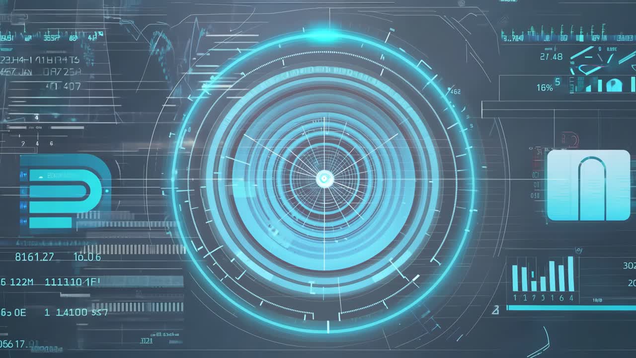 diseño de interfaz digital futurista