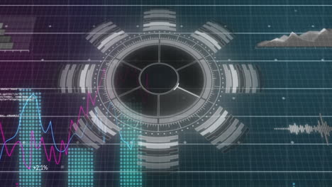 Animation of scopes scanning over grid